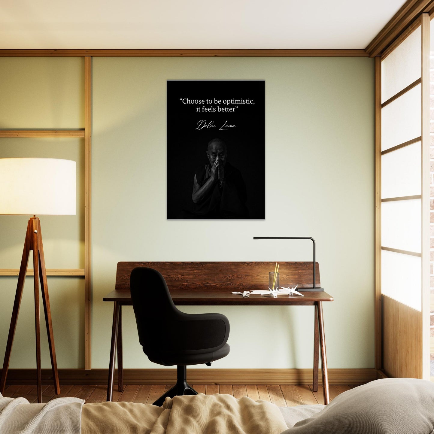 Dalai Lama - Museum-Quality Matte Paper Poster - Canvas