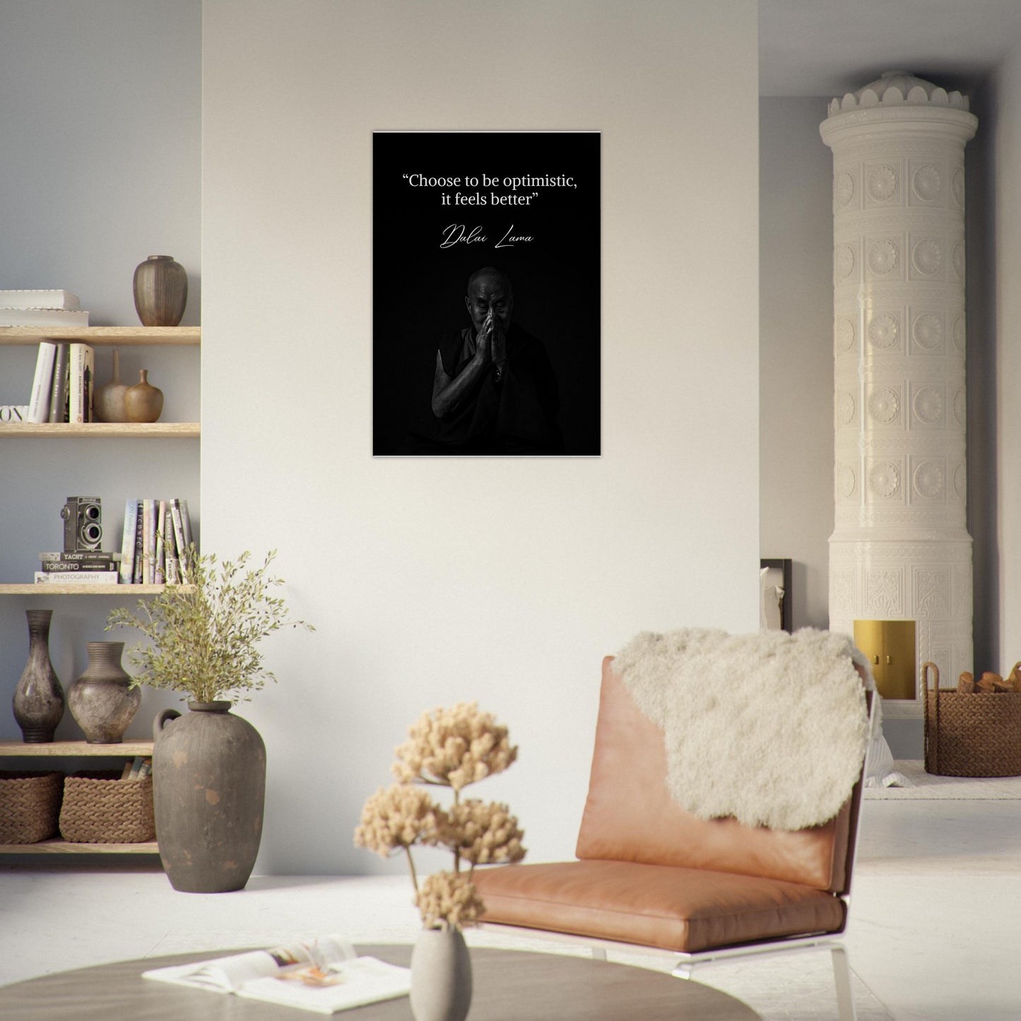 Dalai Lama - Museum-Quality Matte Paper Poster - Canvas
