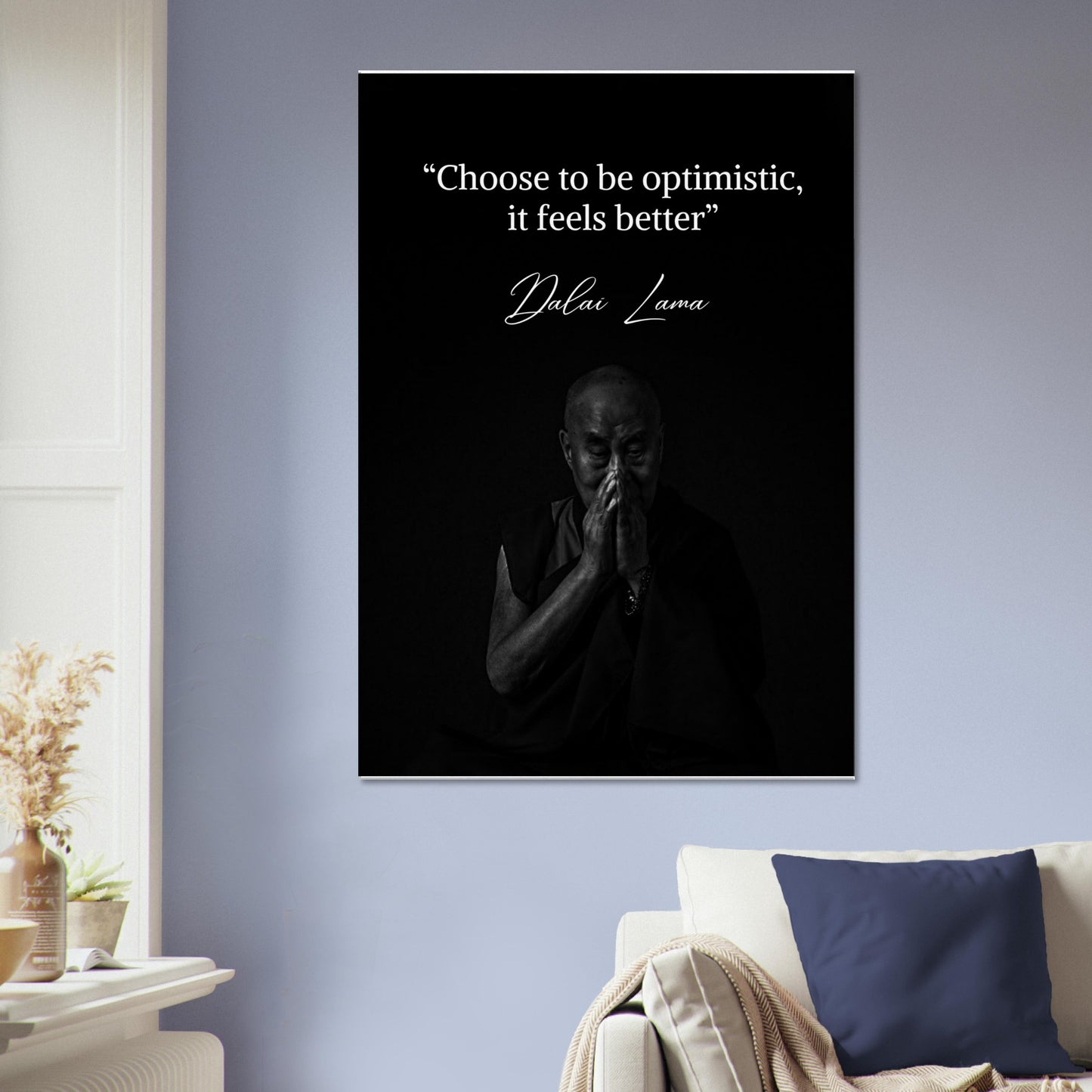 Dalai Lama - Museum-Quality Matte Paper Poster - Canvas